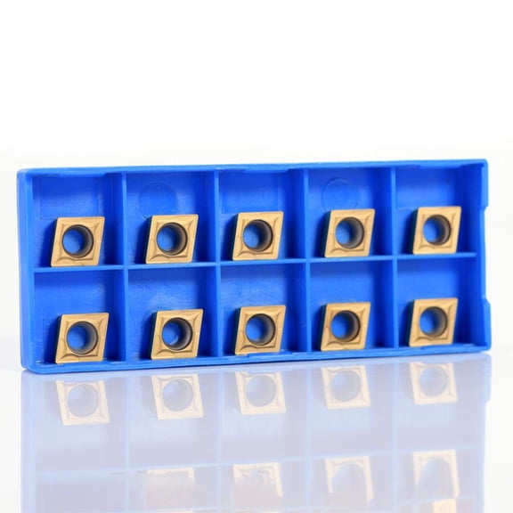 CCMT09t304 Carbide Insert CCMT32.5 Pack of 10 Hard Metal CNC Milling Cutters for Lathe Tool