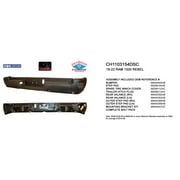 REAR STEP BUMPER ASSEMBLY; 1500 SERIES REBEL AND TRX; BLACK POWDER