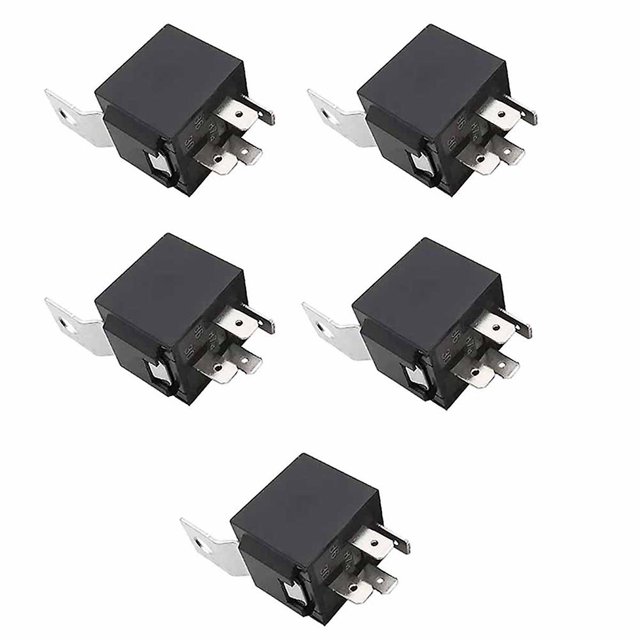 10 piezas Relé repetidor 4 pines 12V 40A para relés de automóvil