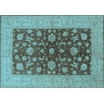 thumbnail image 1 of Ahgly Company Indoor Rectangle Oriental Light Blue Industrial Area Rugs, 5' x 7', 1 of 4