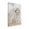 thumbnail image 4 of Trademark Fine Art Sarah Manovski Golden Tiger in the leaves Canvas Wall Art, 4 of 4