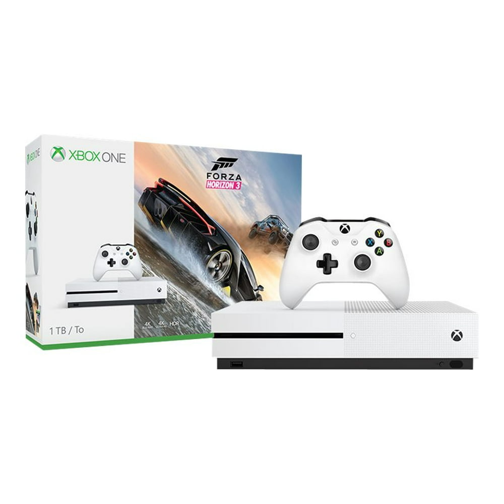 Microsoft Xbox One S Forza Horizon 3 Bundle game console 4K HDR