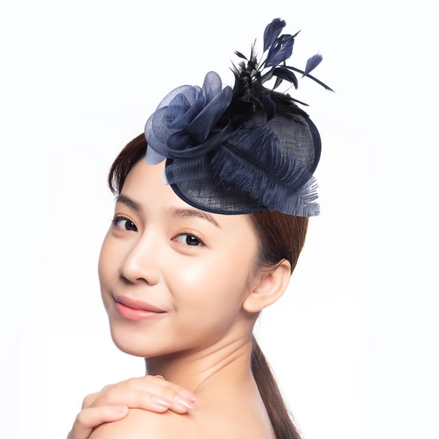 Elegante malla sombrero boda sombrero accesorios para el cabello , Yinane sombrero tocado
