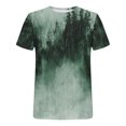 thumbnail image 5 of Runfenguu Shirts For Men Graphic Tees Crop Topmen Print Round Neck Casual Fashion Short Sleeve Round-Neck Blouses Shirts, 5 of 5