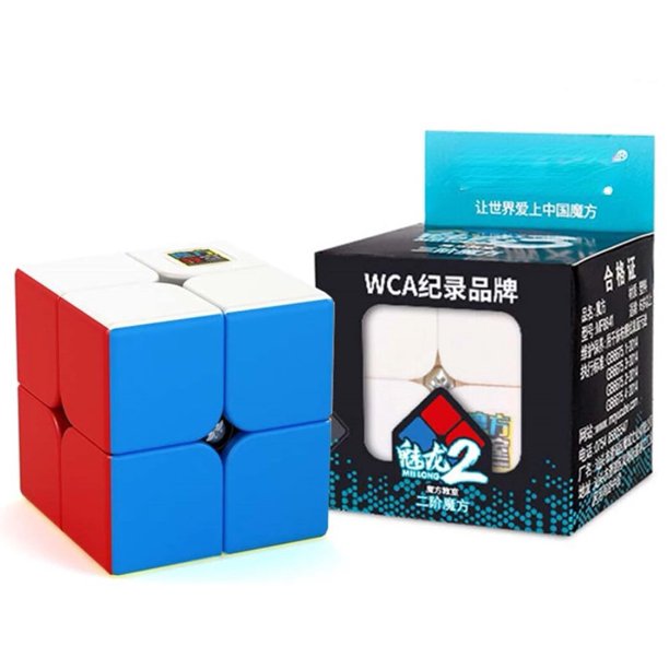 Cubo mágico de bolsillo para niños, juguete antiansiedad educativo, 2x2x2 Fivean unisex