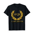 thumbnail image 1 of SPQR Senatus Populus Que Romanus Camp Jupiter T-Shirt - Black - L, 1 of 2
