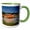 Green/White, variant on 3drose, Atlantic Fisheries Museum, Lunenburg, Nova Scotia - Cn07 Wbi0030 - Walter Bibikow, 11oz Mug