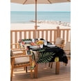 thumbnail image 2 of Outdoor Tablecloth with Umbrella Hole for Patio/Picnic/Party/Camping, Spring Mushrooms Waterproof Table Cloth Rectangle Table Cover Washable, Farmhouse Pastoral Botanical Stars Rustic (60"x 84"), 2 of 8