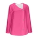 thumbnail image 5 of Tops bohemios para mujer,Blusa tipo túnica con cuello en V para mujer, manga larga, estampado geométrico, informal, de poliéster, con botones delanteros, para el hogar o la oficina, sopatenor, 5 of 8