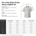thumbnail image 7 of Xecao offers the Monkey Submarine Captain for Men's Casual Short-sleeved Shirt, a button-up collared shirt with a pocket, perfect for beach vacations and yacht travel in the XX-Large size., 7 of 7