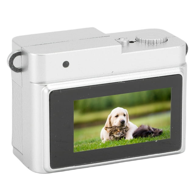 Cámara Digital Retro, 1080P FHD, Pantalla A Color De 0,96 Pulgadas, Llavero, Grabadora De Vídeo Compacta Con Enfoque Automático, Flash Y 6 Filtros Para Viajes.