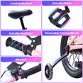 thumbnail image 3 of ICEELF 16 Inch Light Up Kids Bike with Rainbow Frame & Wheel Lights, Toddler Bicycle with Training Wheels for Boys Girls Ages 4-7, 3 of 9