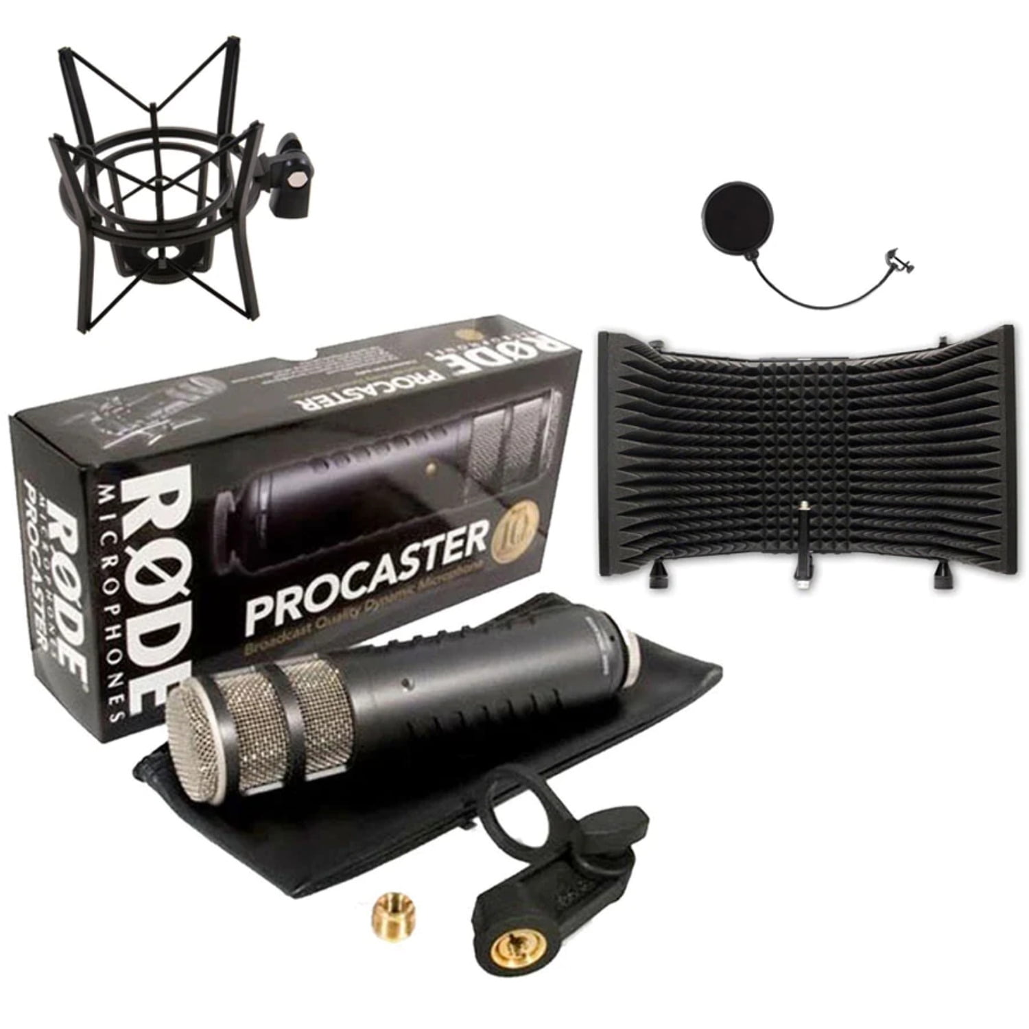Rode Procaster Dynamic Microphone with XLR Connection with Shock Mount