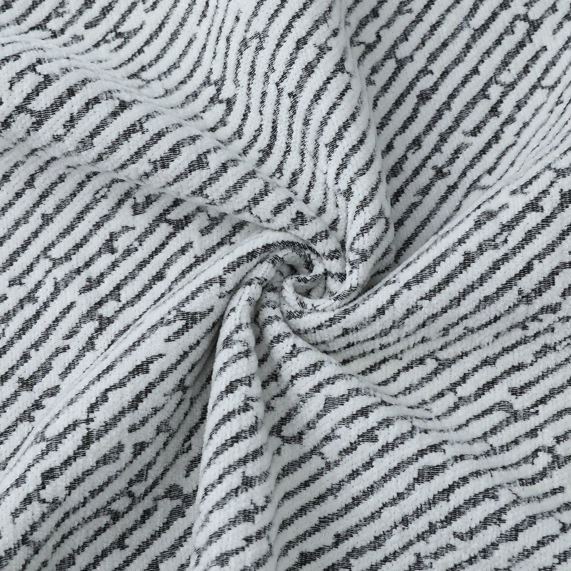 Unique Bargains 4 Pcs Soft Chenille Pillowcase White 12" x 20"/18" x 18"
