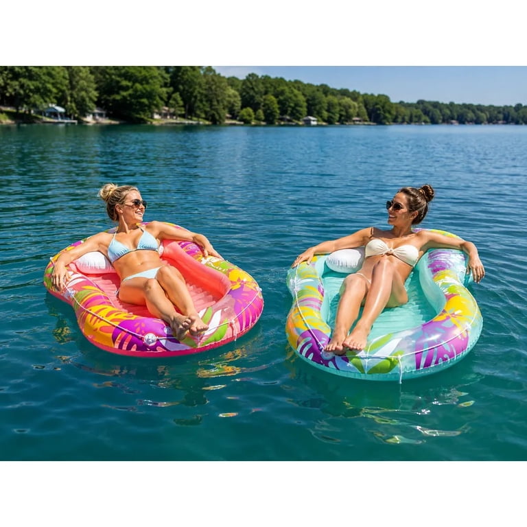 Intex Tropical Oasis Inflatable, Single Pack, Lounger Pool Float W