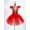 Red, variant on Kids Girls Ballet Tutu Skirt Lace Swan Lake Ice Skating Dress Ballerina Outfits