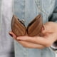 thumbnail image 5 of Wooden Heart Shaped Ring Box | Walnut Wood Jewelry Storage Case | Magnetic Closure | Sponge Interior | Brown Keepsake Gift | 5x6x2cm | Unique Proposal Engagement, 5 of 7