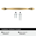 thumbnail image 3 of Amerock Intertwine 6-5/16 inch Center-to-Center Champagne Bronze Cabinet or Furniture Pull, 10 Pack, 3 of 4