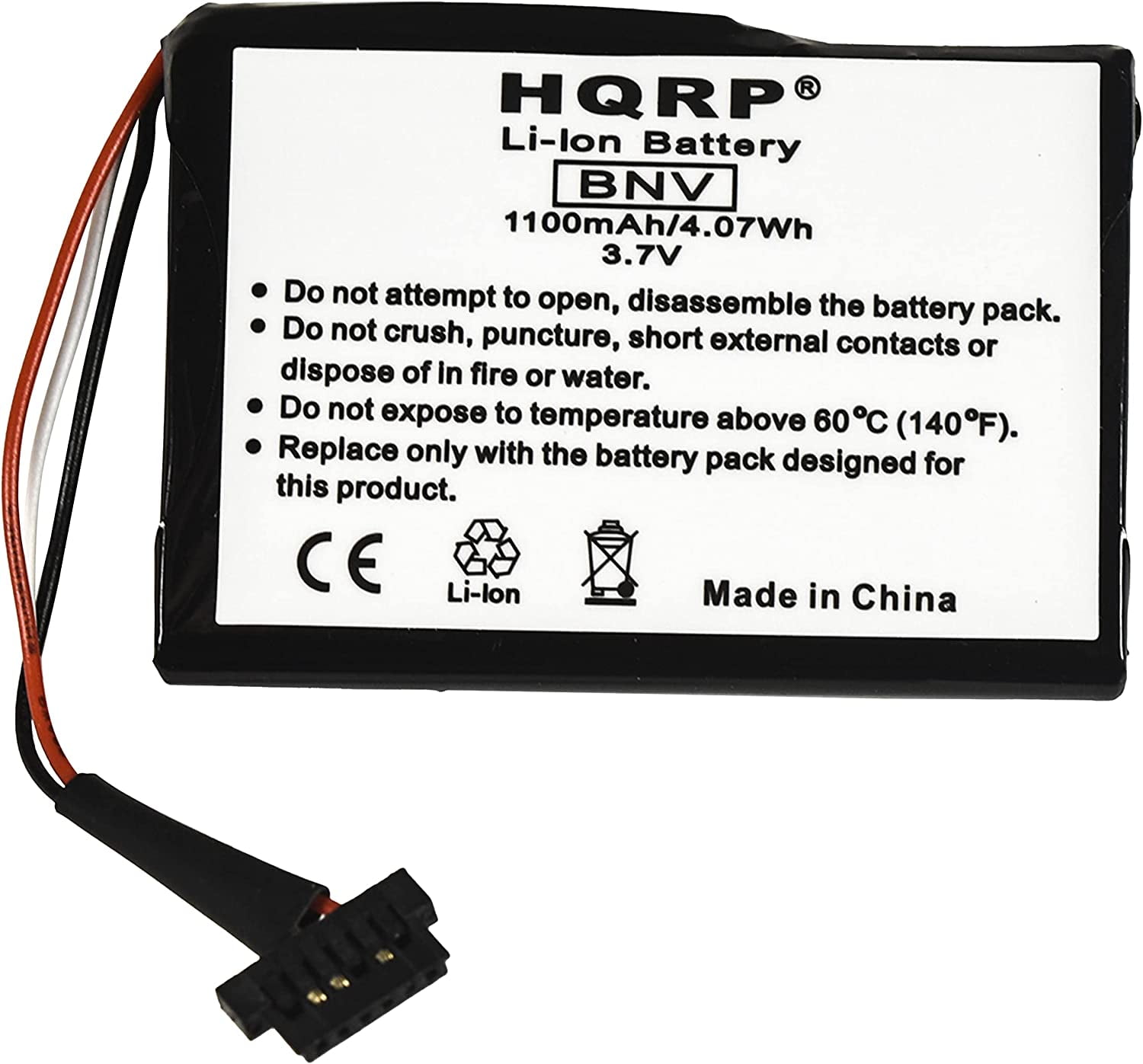HQRP 1100mAh Battery for Magellan RoadMate 1700LM 5045LM GPS Navigator 1700LM 5045LM T3003