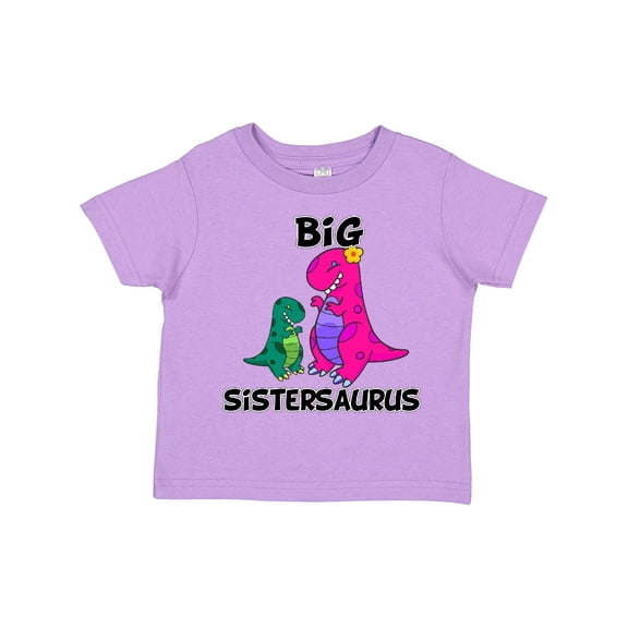 Inktastic Big Sistersaurus Girls Toddler T-Shirt