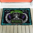 thumbnail image 2 of horror movies halloween 3D Its Show Time Beetle Custom Doormat, 2 of 7