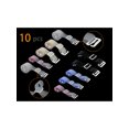 thumbnail image 2 of INSPIRE CHIC Clear Invisible Adjustable Bra Shoulder Straps for Women 5 Colors, 2 of 4