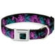 thumbnail image 1 of Collar De Perro Con Hebilla Para Cinturón De Seguridad Harley Quinn Pow Aiming Poses Joker Negro Turquesa Fucsia 18 A 32 Pulgadas 1,5 Pulgadas De Ancho, 1 of 5