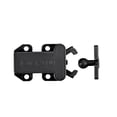 thumbnail image 4 of 56x41x16mm Rebound Self-Locking Door Touch Catch Plastic Black 2 Pack, 4 of 5