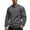 Dark Gray(New), variant on PNTUTB Men Casual Fashion Solid Color Pullover Textured Patch Pocket Long Sleeve Round Neck Shirts