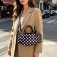 thumbnail image 4 of Women Novelty Candy Shaped Polka Dot Handbag, Glossy Faux Leather Mini Crossbody Purse With Dual Carrying Straps, Cute Unique Shoulder Bag For Party Daily Street Outfit Multiple Sweet Colors, 4 of 4