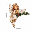 thumbnail image 3 of Angel Door Corner Hanging Decoration Christmas Resin Figurine for Door Frame Wall Display, 3 of 6