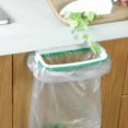 thumbnail image 4 of Green Hanging Garbage Bag Rack With Cover Portable Kitchen Cabinet Plastic Support Holder, 4 of 6