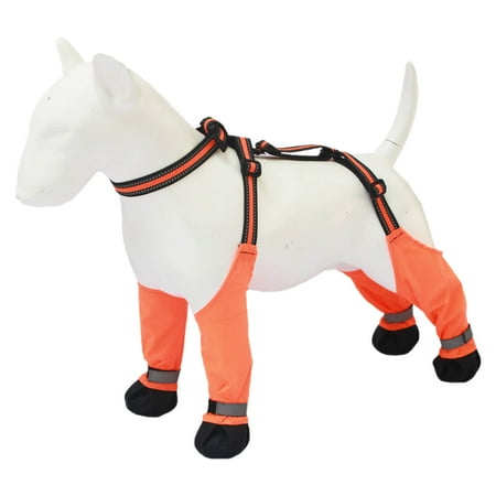 Dog Paw Boot Leggings  1 pc Suspender Boots for Dogs  Portable Dog Boots Anti-Slip Dog Shoes with Rugged Rubber Sole  3 Sizes