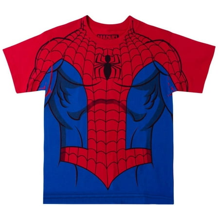 Marvel Comics The Amazing Spider-Man Costume Youth T-shirt-Medium (9-10)