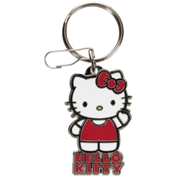 Plasticolor Hello Kitty Enamel Automotive Key Chain, Pink & White, 1 Piece