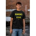 thumbnail image 4 of PACMAN Cardio King Workout Gym Gamer Men's Graphic T Shirt Tees Brisco Brands S, 4 of 5