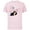 Soft Pink, variant on Disney Princess Pocahontas and Flit Heart - Short Sleeve Cotton T-Shirt for Adults - Customized-Black