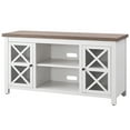 thumbnail image 4 of Evelyn&Zoe Colton Rectangular TV Stand for TV's up to 55", White/Gray Oak, 4 of 10