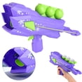 thumbnail image 2 of SSNTSY Snowball Shooter Snowball Blaster Gun Launcher Purple Snowball Fight Toy for Winter, 2 of 6