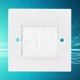 thumbnail image 3 of Placa de Pared Para Cable, Cubierta de Inserción de Puerto, Panel de Montaje de Salida, Cepillo de Prevención de Polvo, Evita la Entrada de Polvo y Plagas, Ideal para la Entrada, 3 of 7