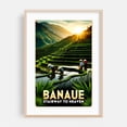 thumbnail image 2 of Banaue Rice Terraces Poster: Stairway to Heaven - Banaue Cordillera Administrative Region Philippines Illustration Travel Poster Scenic Rural Landscape Nature Unframed Wall Art Print 5 x 7 inches, 2 of 60