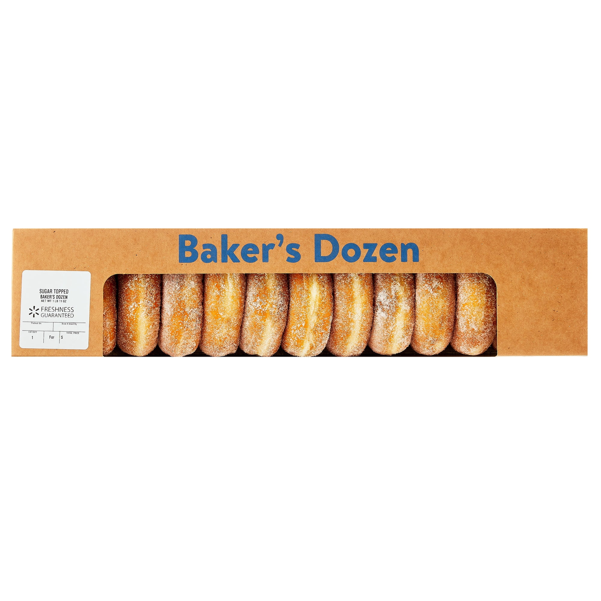 Freshness Guaranteed Baker's Dozen Sugar Topped Donuts, 27 oz, 13 Count