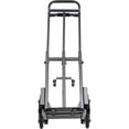 thumbnail image 2 of Hand Truck Dolly – Stair Climbing Cart, Stair Climber Cart 460 Lb Capacity All Terrain Stair Dolly Heavy Duty with Telescoping Handle and 6+2 Wheels (Black) Hand Truck Climbing Rope, 2 of 9