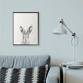 thumbnail image 2 of Stupell Industries Bunny Rabbit Portrait Grey Drawing Design Framed Wall Art by Victoria Borges, 2 of 8