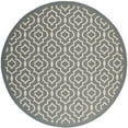 thumbnail image 1 of Safavieh Tapis Anthracite Intérieur Extérieur - Rond 7 Pieds10 Pouces, 1 of 5