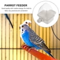thumbnail image 3 of UPOUART Hanging Bird Bath Tub Plastic Beige for Bird Bathing 1 Set, 3 of 8
