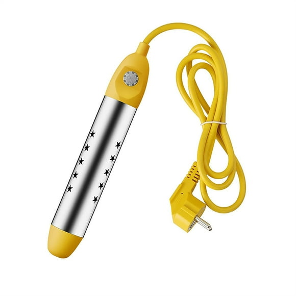 iOPQO Electrical Tools 2000W Stainless Steel Household Inflatable Swimming Pool Bathtub Heater Pool Tub Barrel Immersion Heater Yellow Yellow