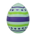 thumbnail image 1 of Decoraciones inflables de Pascua para exteriores, color verde, 35 x 26 cm, para jardín, fiestas, juguetes infantiles, huevos de Pascua de colores., 1 of 6