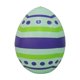 thumbnail image 1 of Decoraciones inflables de Pascua para exteriores, color verde, 35 x 26 cm, para jardín, fiestas, juguetes infantiles, huevos de Pascua de colores., 1 of 6