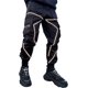 thumbnail image 1 of Men's Multi Pocket Fashion Cargo Pants Technical Reflective Jogger Pants Negro CH Negro CH Xishao ropa, 1 of 2